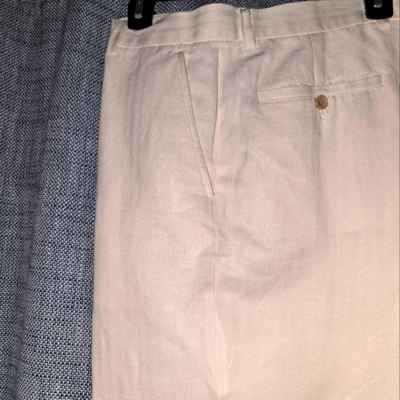 🔥 EUC TASSO ELBA ISLAND LINEN BLEND PANTS - Picture 5 of 15